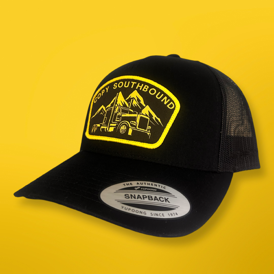 MOUNTAIN HIGH TRUCKER CAP - BLACK