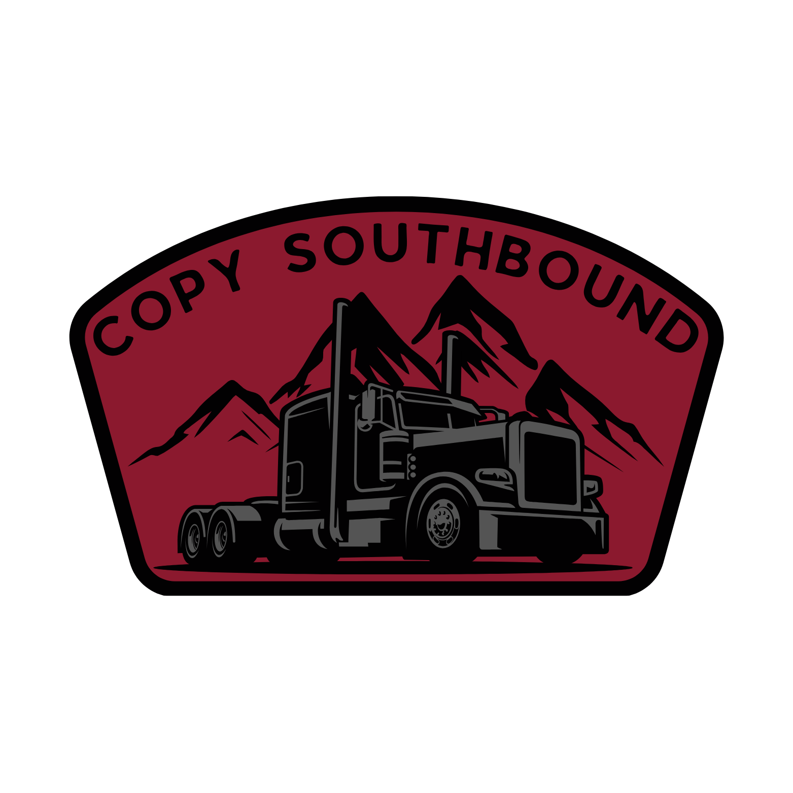 MOUNTAIN HIGH TRUCKER CAP - CRIMSON