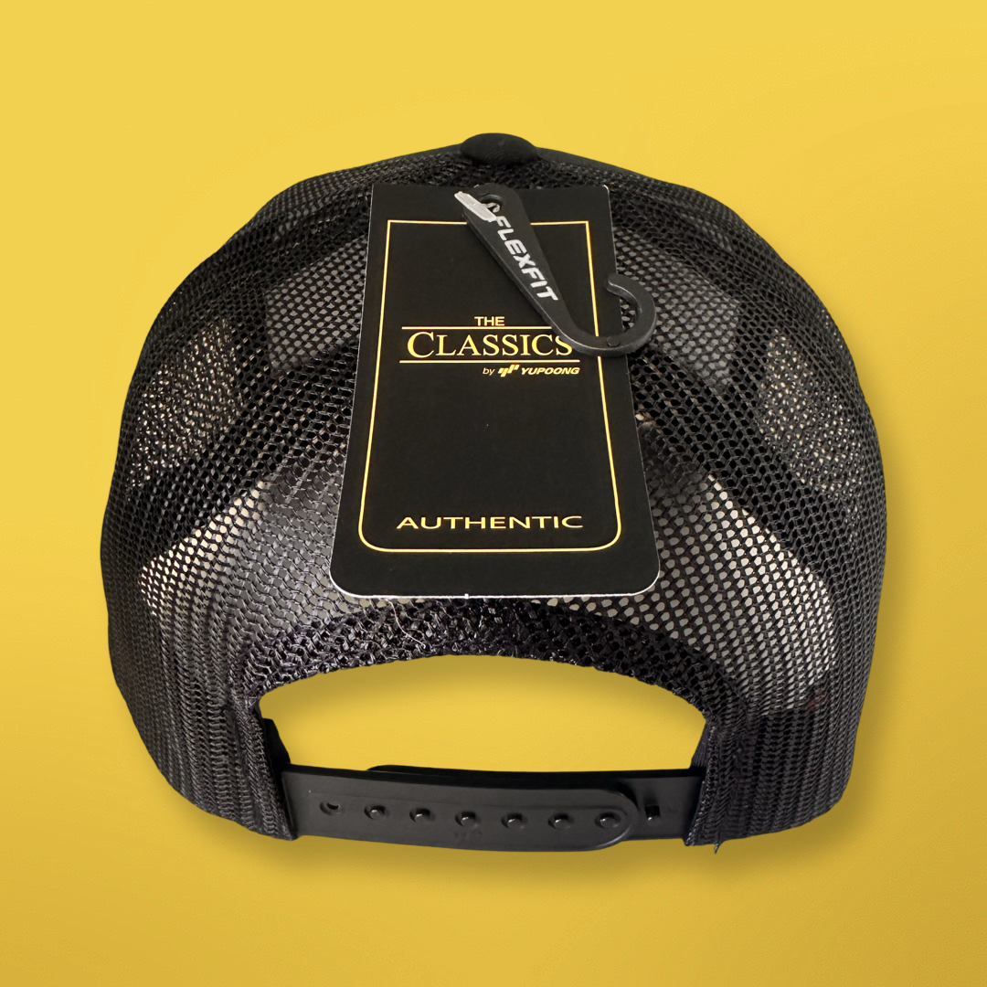 MOUNTAIN HIGH TRUCKER CAP - BLACK